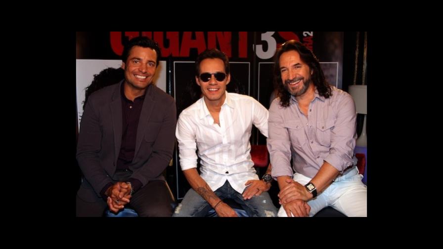 Marc Anthony, Chayanne y Marco Antonio Solís juntos de gira por EE.UU.