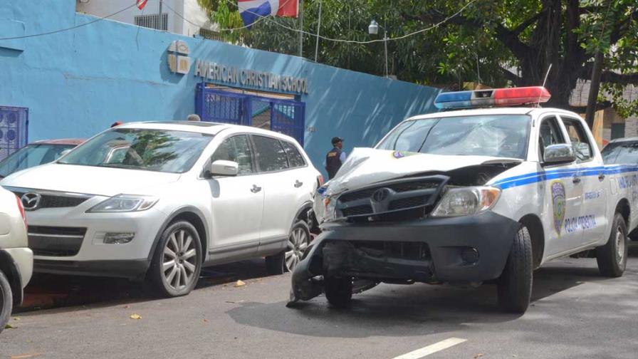 Triple choque en la Avenida Núñez de Cáceres