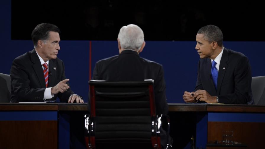Obama y Romney se desafían cara a cara