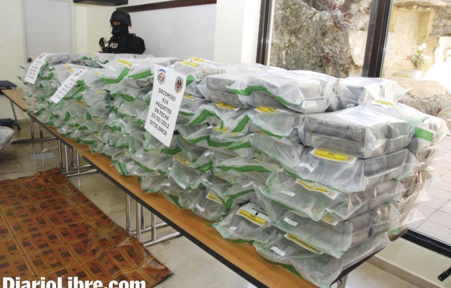 Cargamento de BC pesó 632.9 kilos de cocaína pura
