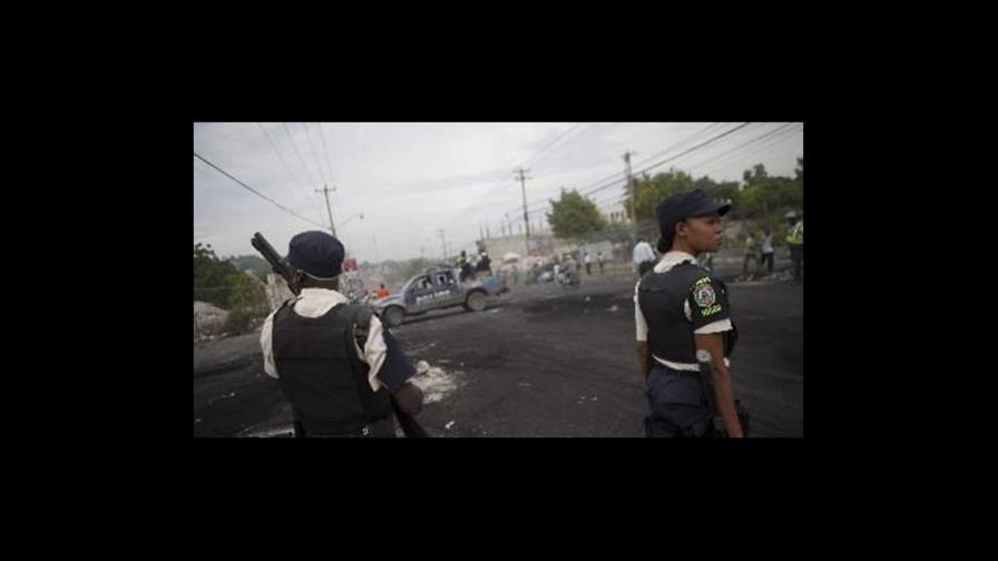 Protestas por muerte de policías en Haití Protestas por muerte de policías en Haití