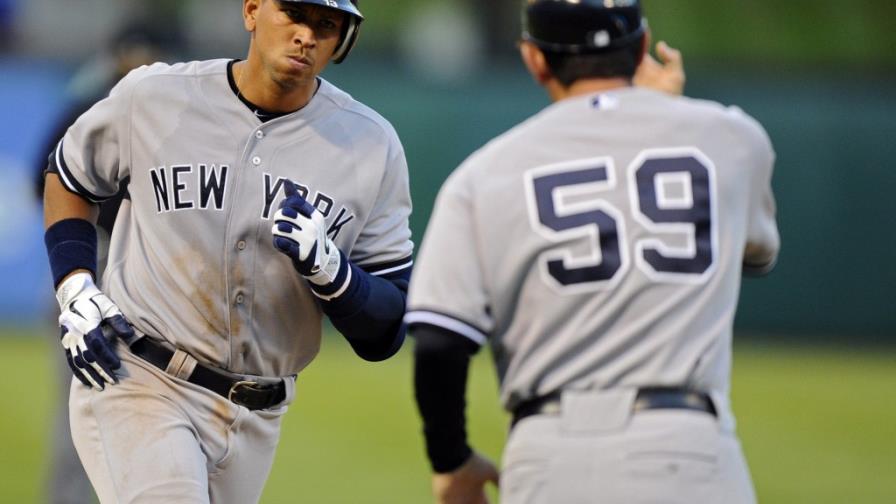 A-Rod, con su tercer jonrón, conduce a los Yanquis en Texas