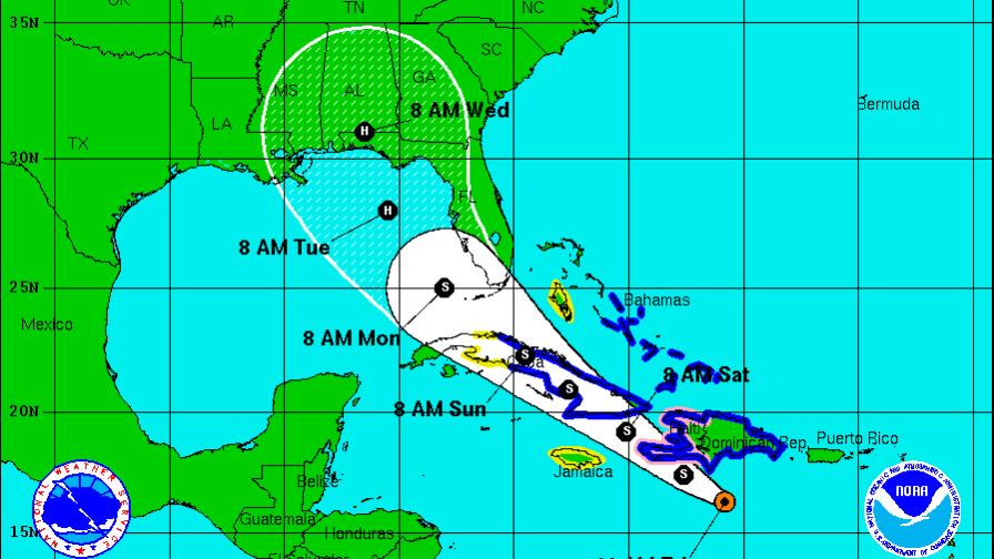 Onamet espera entre 100 y 200 milímetros de lluvias por Isaac