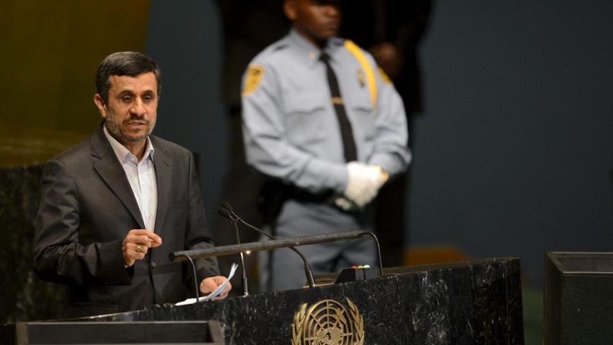 Ahmadineyad critica a la ONU por sancionar a su país y no a Israel