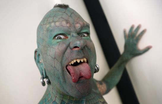 El hombre lagarto, un freaky consecuente