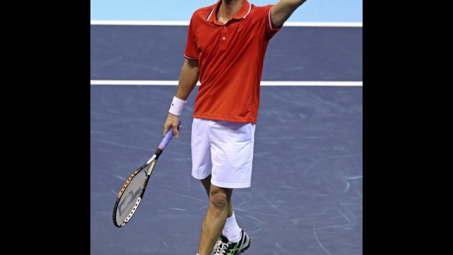 Ferrero gana su partido de dobles con Ferrer