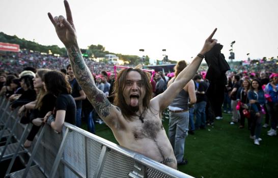 Mareas de devotos del metal más clásico inauguran el Rock in Rio de Lisboa