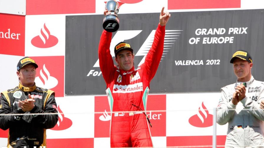 Fernando Alonso, impecable, logró el accidentado GP de Europa, de F1