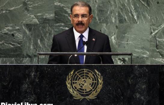 Danilo lleva su discurso contra pobreza a la ONU; pide mayores compromisos