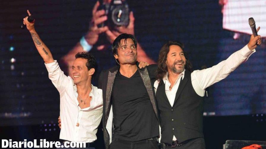 Chayanne, Marc Anthony y El Buki unieron el pop, la salsa y la balada