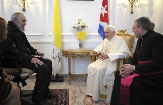 Benedicto XVI se reunió con Fidel Castro
