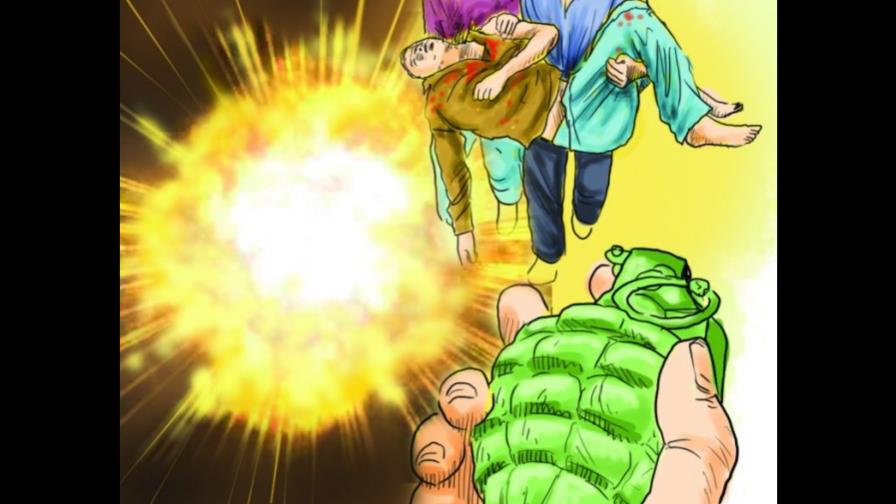 Dos muertos y dos heridos por explosión granada V. Altagracia