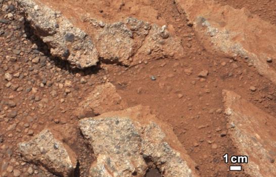 Imágenes del Curiosity evidencian que en Marte hubo corrientes de agua