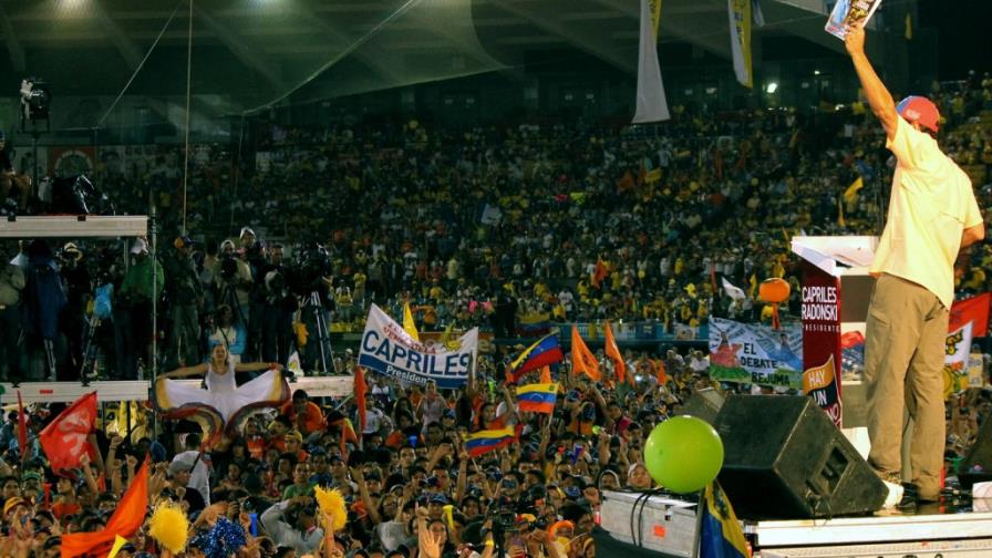 Capriles asegura que encuestas cambiaron en Venezuela y ahora lo favorecen