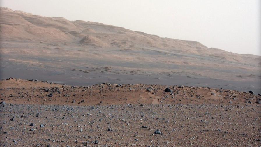 El horizonte en el planeta Marte
