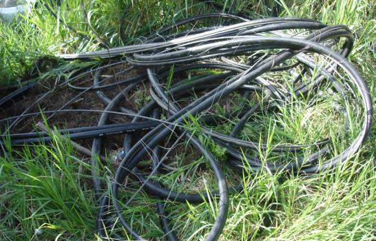 Apresan integrantes de bandas que robaban cables eléctricos