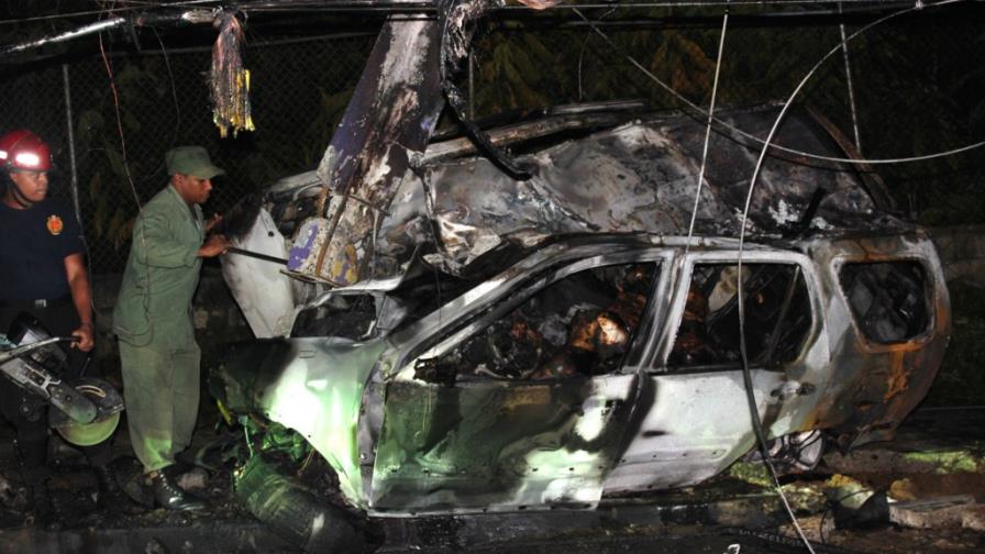 Mueren 4 calcinados en accidente yipeta Mueren 4 calcinados en accidente yipeta