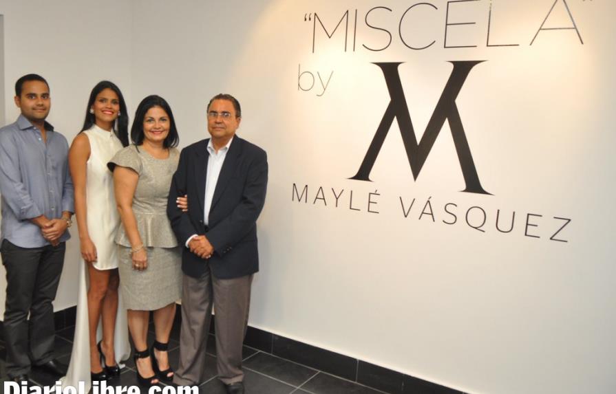 Maylé Vásquez expone su nueva colección Miscela