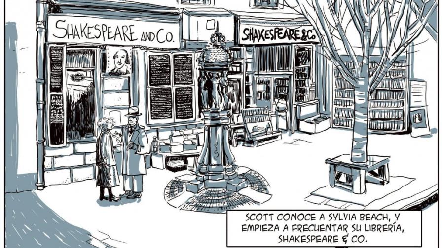 La vida desenfadada y loca de Zelda y Scott Fitzgerald, en viñetas