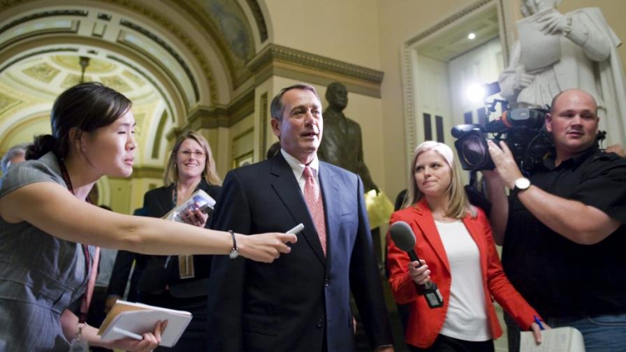 Boehner pide a Obama que lidere y no eche culpas para lograr pacto fiscal Boehner pide a Obama que lidere y no eche culpas para lograr pacto fiscal