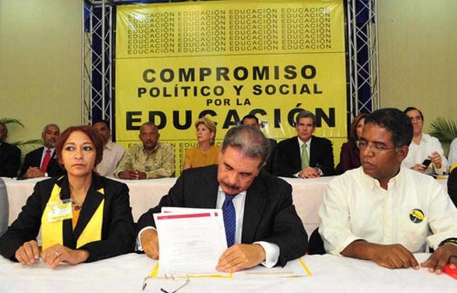 Cumplir con 4% y tanda única, mayores retos de Danilo Medina en educación