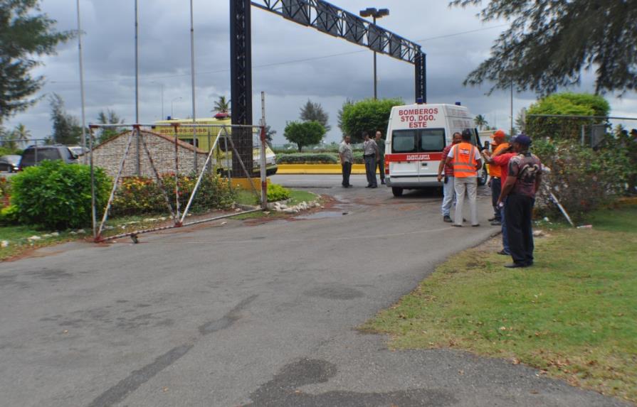 Minibús choca 13 cadetes del CESA en Aeropuerto Las Américas