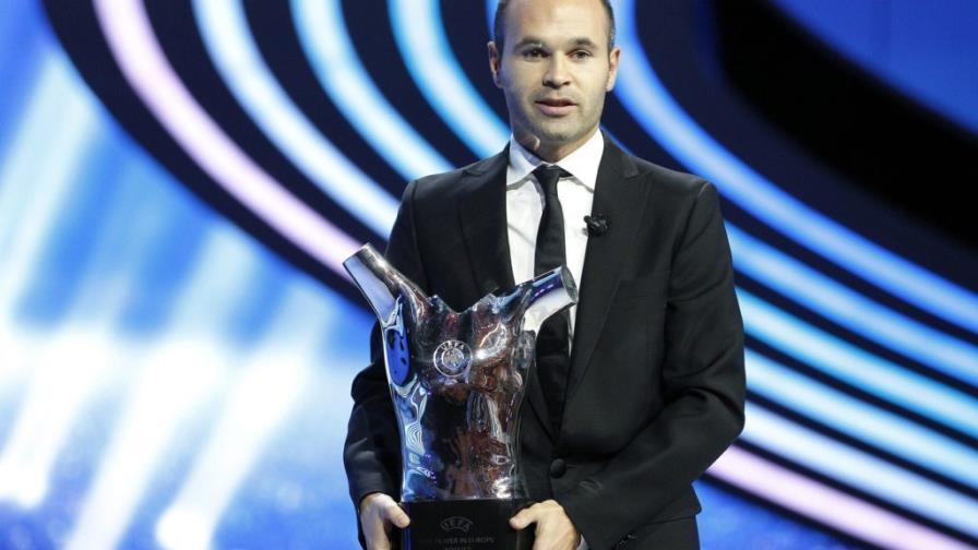Andrés Iniesta, jugador del año en Europa
