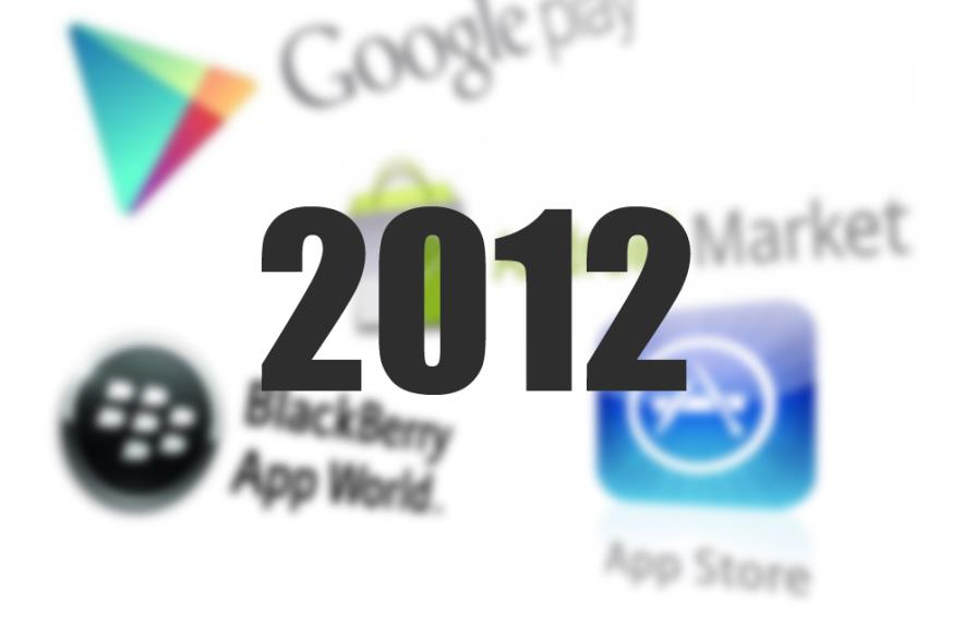 Las mejores aplicaciones móviles del 2012