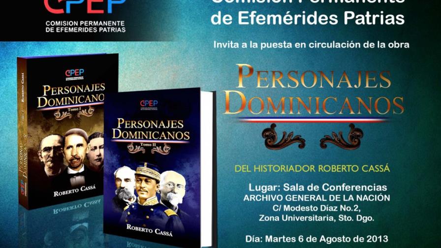 Roberto Cassá pondrá en circulación nuevo libro