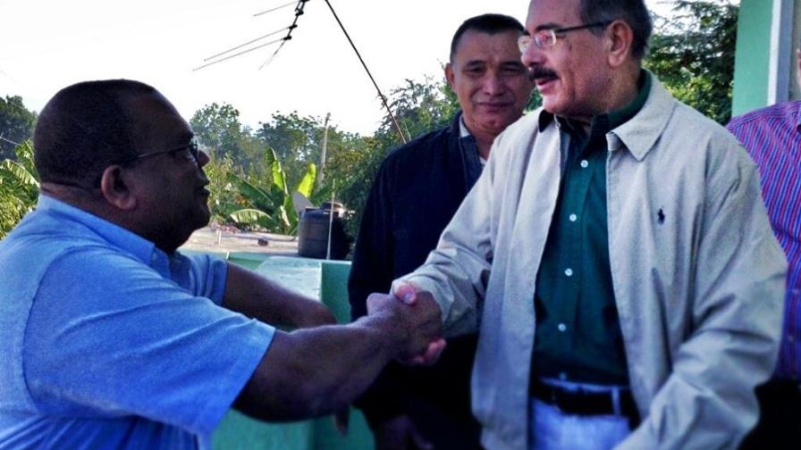 Danilo Medina visita a los productores de banano en Azua