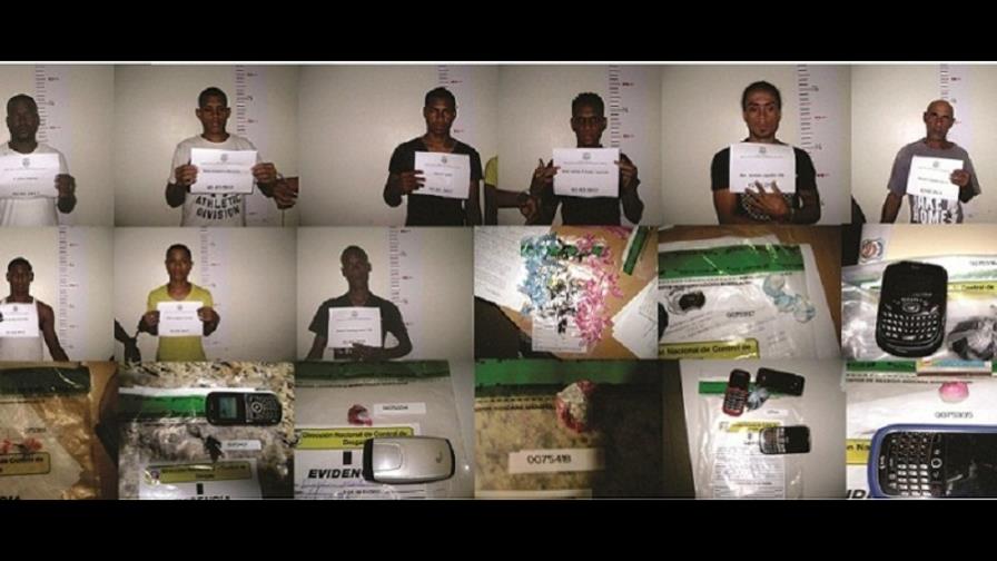 DNCD apresa nueve en Guajimía supuestamente vinculados a la banda Gilbert