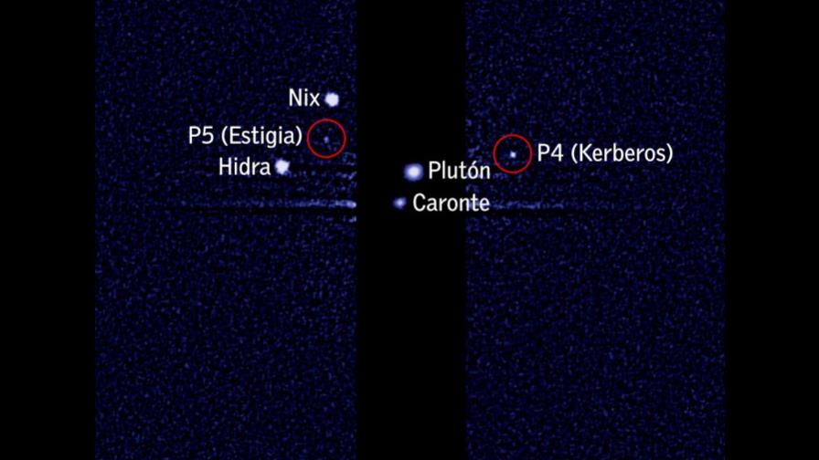 Kerberos y Estigia, nuevos nombres para las lunas cuarta y quinta de Plutón