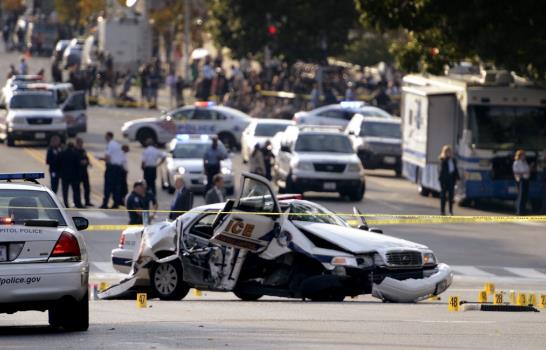 Una mujer muerta en el tiroteo frente al Capitolio de EE.UU.