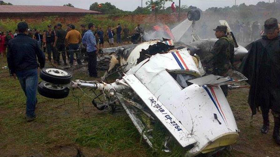 Fuera de peligro los 10 heridos del accidente aéreo en Bolivia