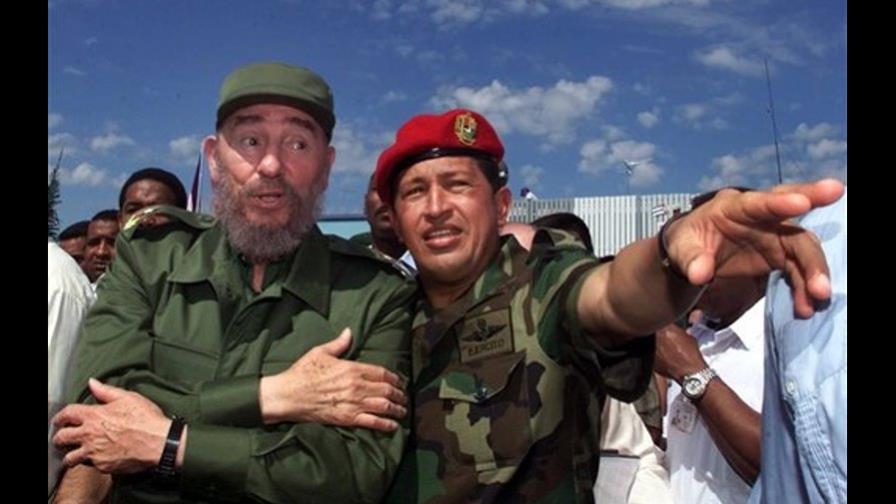 Chávez y sus relaciones de amor y odio con colegas
