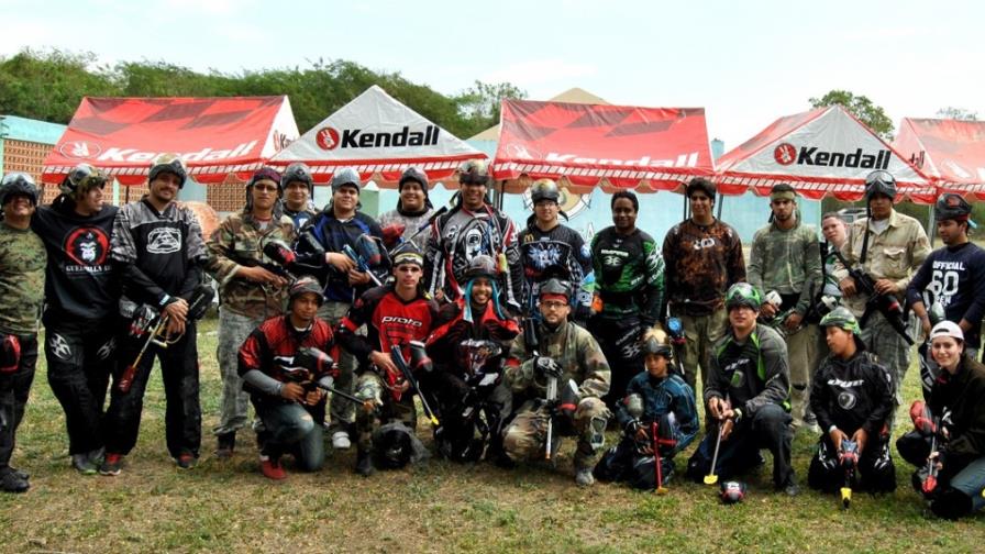 Más de cien guerreros en exhibición paintball táctico en La Barranquita