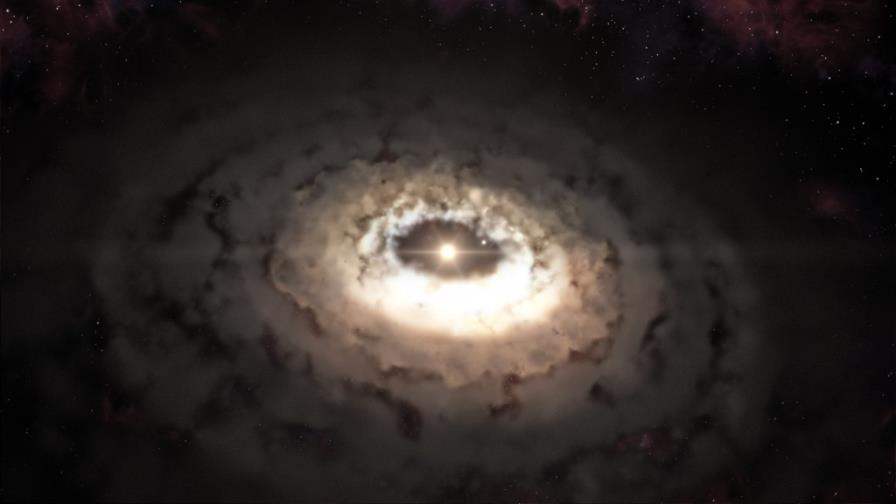 ESO descubre una zona de formación de cuerpos celestes junto a una estrella