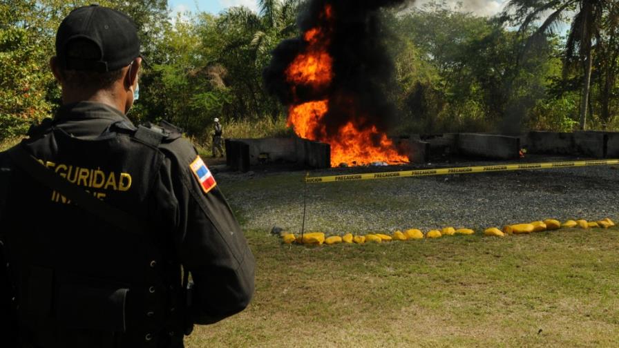 Procuraduría General incinera más de 73 kilos de drogas