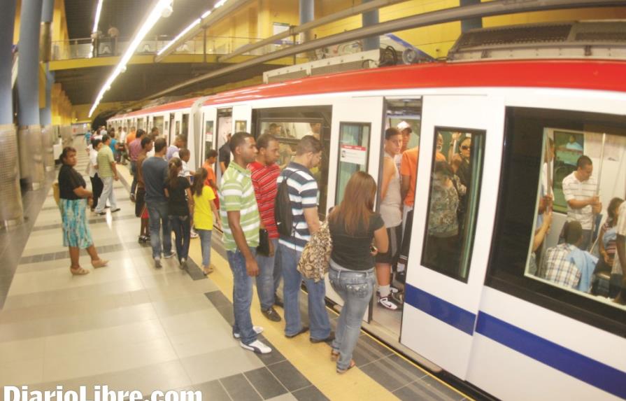 Metro de Santo Domingo mueve 180 mil pasajeros diarios