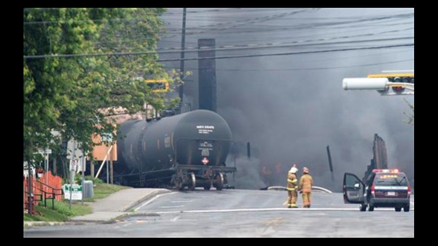 Suben a cinco los muertos en accidente de tren en Canadá