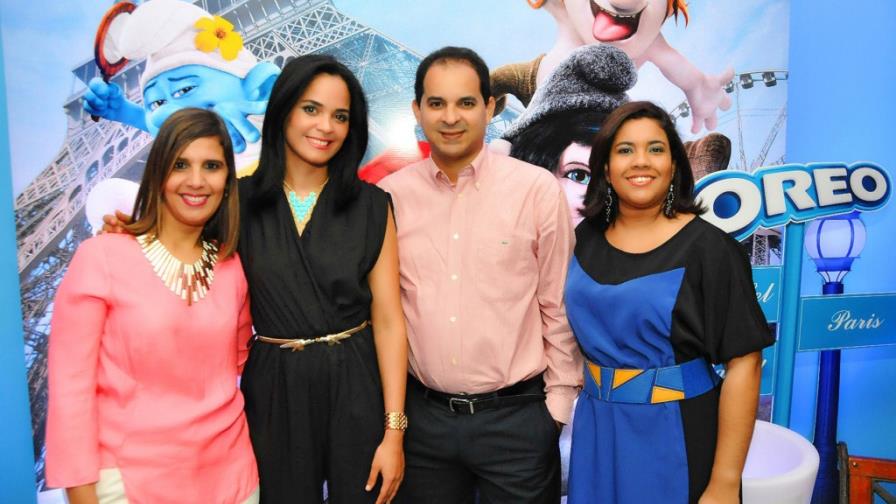 Oreo auspició premiere Los Pitufos II