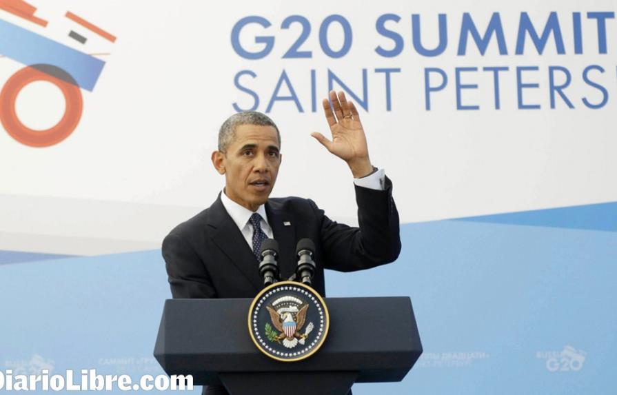 Obama logra un fragmentado apoyo del G20 frente a Siria