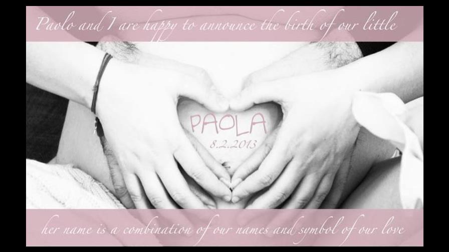 Laura Pausini anuncia el nacimiento de Paola, su primogénita
