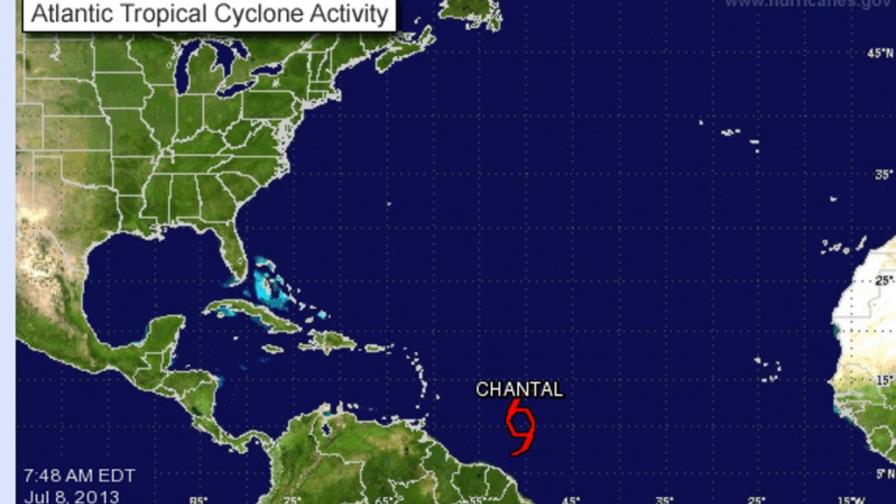 Se formó Chantal, la tercera tormenta tropical de la temporada ciclónica