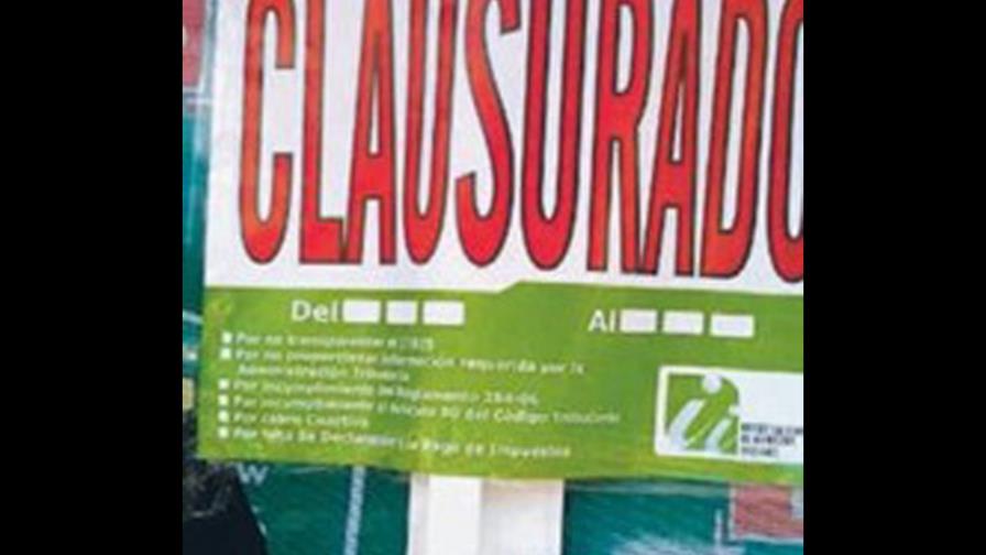 DGII inicia operativos de cierre de negocios en la capital DGII inicia operativos de cierre de negocios en la capital