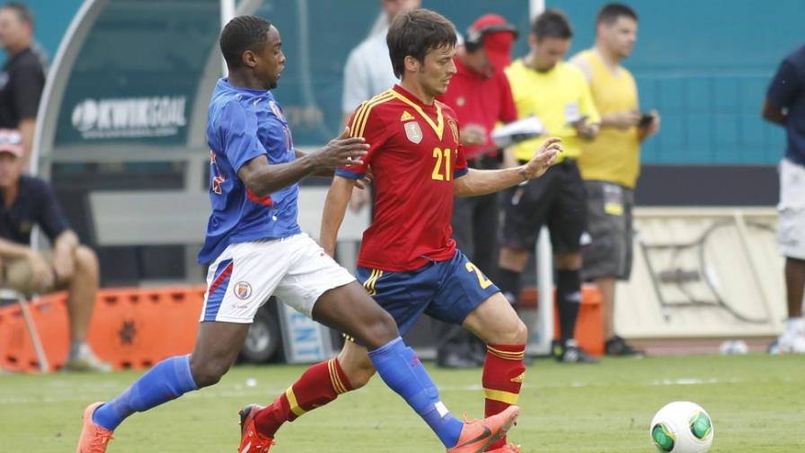 España da una pobre imagen ante la débil Haití en amistoso de fútbol