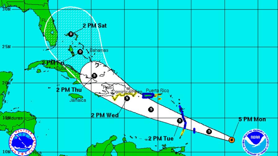 Alerta verde en todo el país por la tormenta Chantal