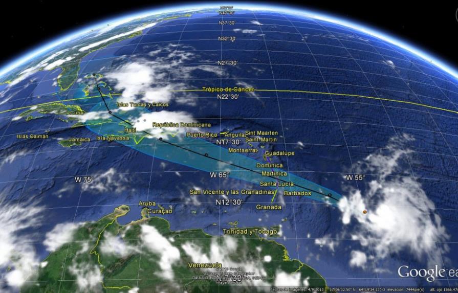 Chantal continúa fortaleciéndose en dirección a grandes Antillas del Caribe