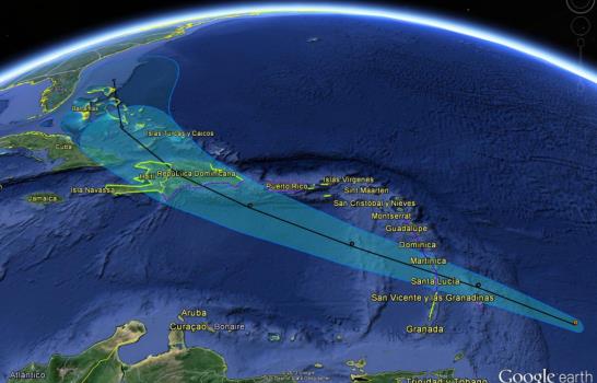 Chantal se fortalece; lluvias se sentirán en República Dominicana desde mañana