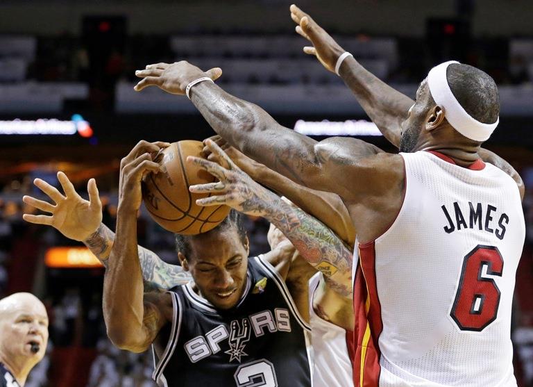 Heat empata la serie final ante Spurs; LeBron impuso juego